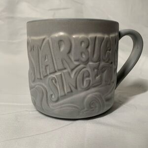 Mermaid Siren Starbucks Matte Gray Mug